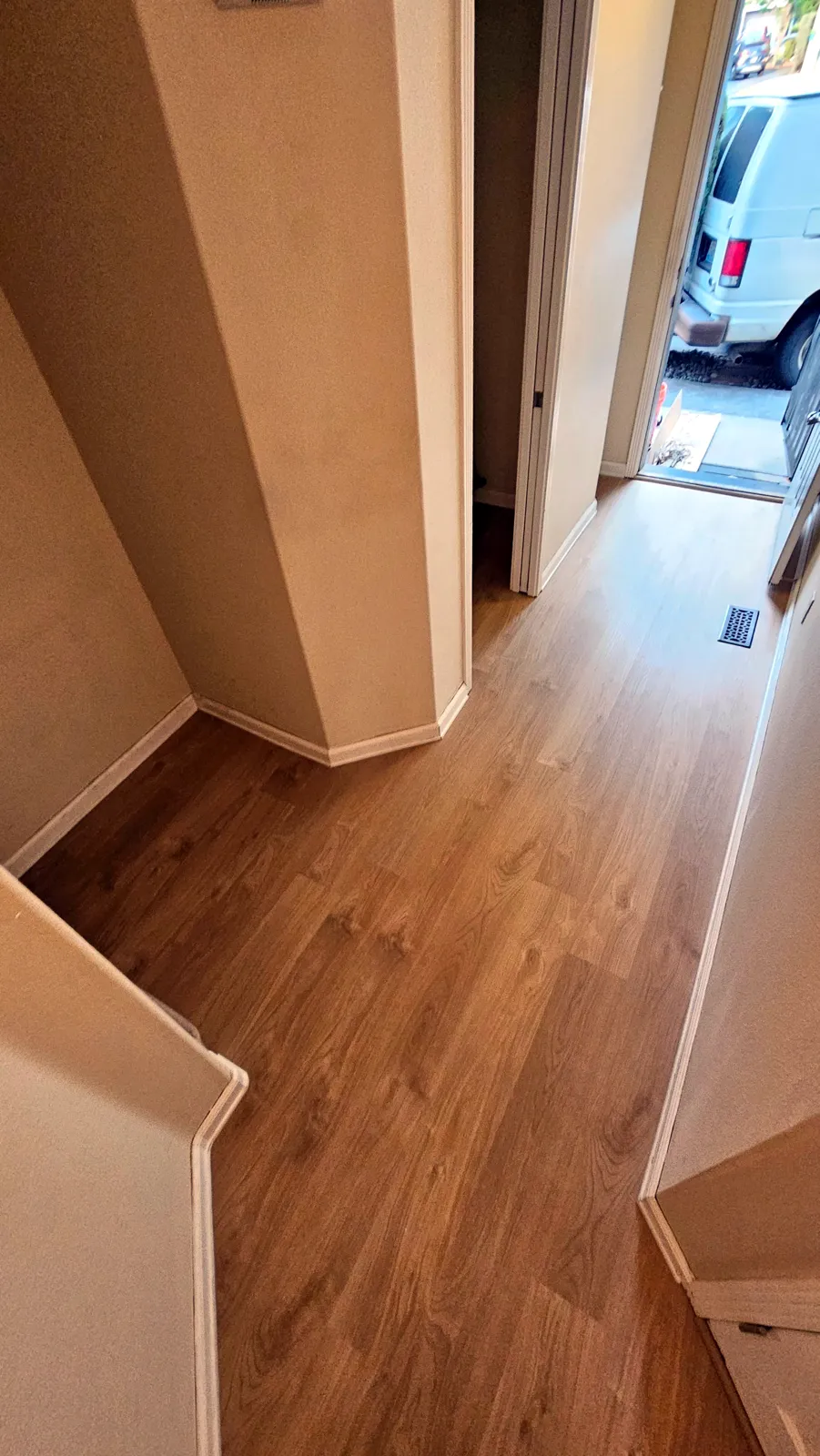 New vinyl plank flooring installed by Ursus Construction