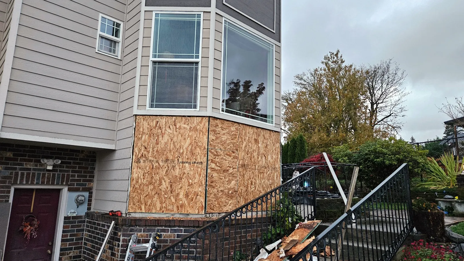 3. New sheathing installed